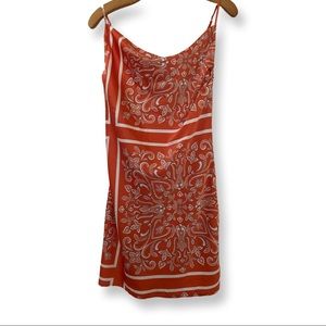 NWT Forever 21 satin bow tie print min dress